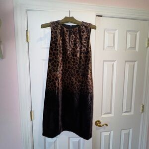 Elie Tahari Jemra Camel Multicolor Dress